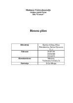 Biznesa plāns 'Biznesa plāns SIA "Cactus"', 1.