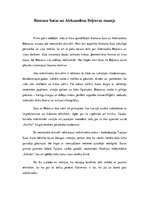 Eseja 'Romana Sutas un Aleksandras Beļcovas muzejs', 1.