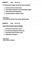 Konspekts '1. tests Vides un Klimata ceļvedī', 2.