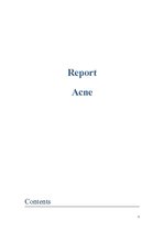 Konspekts 'Acne', 1.