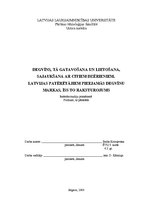Referāts 'Degvīns, tā gatavošana un lietošana, sajaukšana ar citiem dzērieniem', 1.