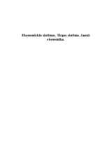 Konspekts 'Ekonomiskās sistēmas. Tirgus sistēma. Jaunā ekonomika', 1.