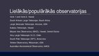 Prezentācija 'Observatorijas', 11.