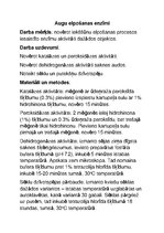 Konspekts 'Augu elpošanas enzīmi', 1.