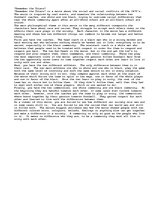 Eseja 'Remember the Titans Review', 1.