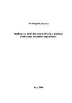 Referāts 'Darbinieku motivācija un motivācijas politikas īstenošanās uzņēmumos', 1.