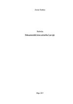 Referāts 'Dokumentālā kino attīstība Latvijā', 1.