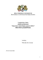 Paraugs 'Datu bāzes projektēšana', 1.