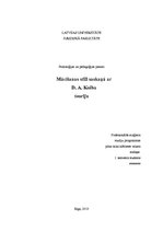 Referāts 'Mācīšanas stili saskaņā ar D.A.Kolba teoriju', 1.