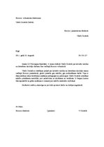 Paraugs 'Ieteikuma vēstule', 1.