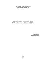 Konspekts 'Literatūras sintēze neorganiskajā ķīmijā', 1.