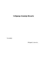 Referāts 'Volfgangs Amadejs Mocarts', 1.