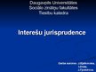 Prezentācija 'Interešu jurisprudence', 1.