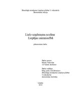 Referāts 'Lielo uzņēmumu nozīme Liepājas saimniecībā', 1.