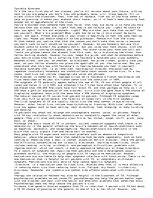 Eseja 'Tourette Syndrome', 1.