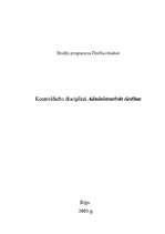 Konspekts 'Administratīvās tiesības', 1.