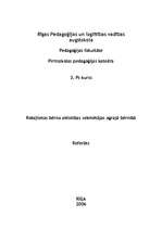 Referāts 'Rotaļlietas - bērna attīstības sekmētājas agrajā bērnībā', 1.