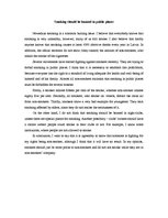 Eseja 'Smoking should be Banned in Public Places', 1.