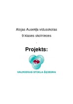 Konspekts 'Valmieras stikla šķiedra', 1.