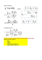 Paraugs 'Korelācija un regresija', 31.