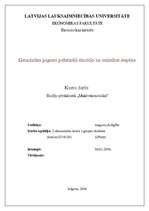 Referāts 'Grundzāles pagasta pašreizējā situācija un attīstības iespējas', 1.