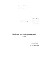 Referāts 'Ētikas dilemma - bērna attiecības ar ēdienu pirmsskolā', 1.