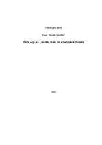Referāts 'Ideoloģija - liberālisms un konservatīvisms', 1.