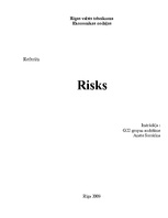 Referāts 'Risks', 1.