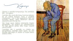 Prezentācija 'Vinsenta Van Goga gleznas "Skumjš vecs vīrs jeb Pie mūžības vārtiem" analīze', 9.