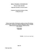Konspekts 'Valūtas tirgus būtība. Pirktspējas paritātes princips', 1.