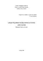 Referāts 'Latvijas Republikas nodokļu sistēma un tās loma valsts budžetā', 1.