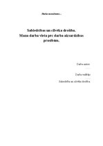Referāts 'Sabiedrības un cilvēka drošība. Mana darba vieta pēc darba aizsardzības prasībām', 1.