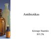 Prezentācija 'Antibiotikas', 1.