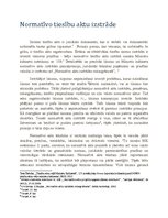 Konspekts 'Normatīvo tiesību aktu izstrāde', 1.