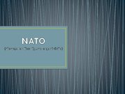 Prezentācija 'Ziemeļatlantijas Līguma organizācija', 1.
