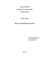 Referāts 'Reklāmas klasifikācijas īpatnības', 1.