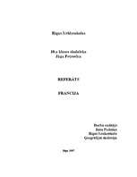 Referāts 'Francija', 10.