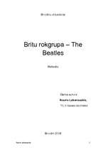 Referāts 'Rokgrupa "The Beatles"', 1.