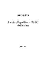 Referāts 'Latvija NATO', 1.