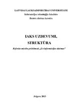 Konspekts 'Integrētās administrēšanas un kontroles sistēmas', 1.