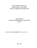 Referāts 'Atjaunojamo energoresursu veidu analīze', 1.