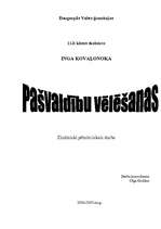 Referāts 'Pašvaldību vēlēšanas', 1.