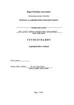 Referāts 'A/s "Laima" vadīšana mainīgās ārējās vides apstākļos', 1.