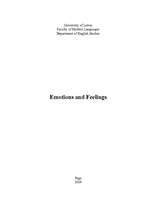 Referāts 'Emotions and Feelings', 1.