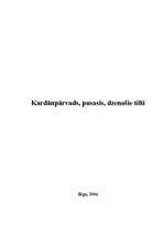 Referāts 'Dzenošie tilti, pusasis, kardānpārvadi, galvenie pārvadi', 1.
