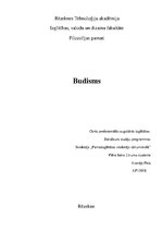 Konspekts 'Budisms', 1.