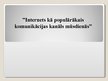 Referāts 'Internets kā populārākais komunikācijas kanāls mūsdienās', 29.