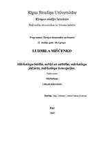 Konspekts 'Mārketinga būtība, mērķi un attīstība, jēdziens un koncepcijas', 1.