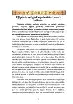 Referāts 'Seno ēģiptiešu reliģiskie priekšstati', 3.