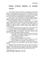 Eseja 'Grieķu kultūras ietekme uz romiešu kultūru', 1.